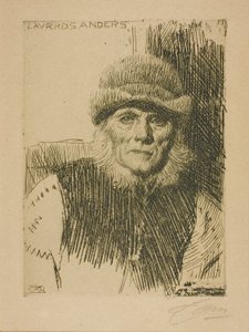 Contadino dalecarliano (Lavards Anders) da Anders Leonard Zorn