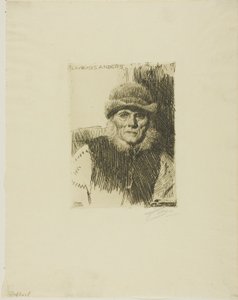 Contadino di Dalecarlia (Lavards Anders) da Anders Leonard Zorn