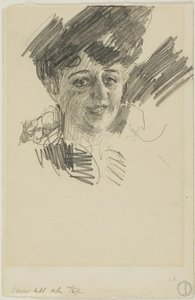 Testa di donna da Anders Zorn