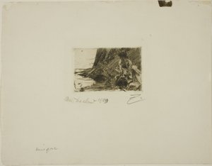 La piccola bagnante da Anders Leonard Zorn