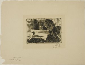Donna che Legge (Signora Zorn) da Anders Leonard Zorn