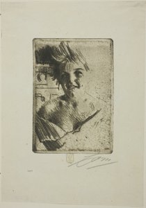 Modello che ride I da Anders Leonard Zorn