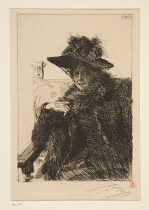 Mme. Armand Dayot da Anders Leonard Zorn