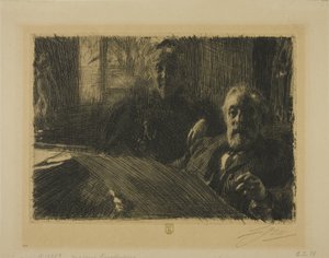 Il signor e la signora Fürstenberg da Anders Leonard Zorn