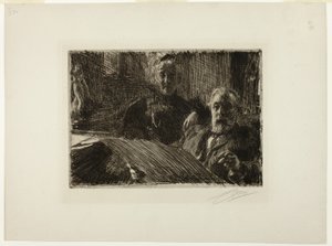 Il signor e la signora Fürstenberg da Anders Leonard Zorn
