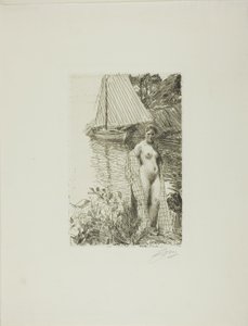 Il Mio Modello e la Mia Barca da Anders Leonard Zorn