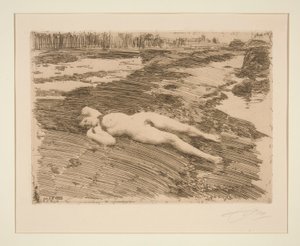 Sulla sabbia da Anders Leonard Zorn
