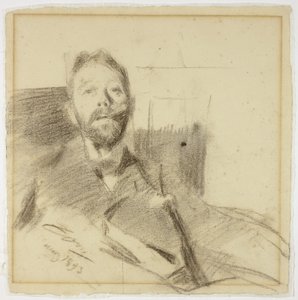 Ritratto di Charles Deering da Anders Leonard Zorn