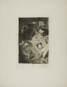 Lettura (Mr. e Mrs. Ch. Deering) da Anders Leonard Zorn