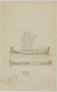 Schizzo del veliero del capitano Anderson