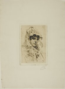 Donna spagnola da Anders Leonard Zorn
