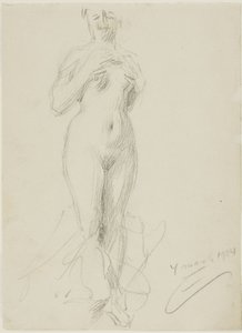 Nudo Femminile in Piedi