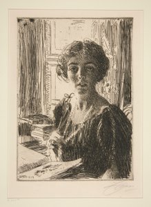 La Principessa Ereditaria Margherita di Svezia da Anders Leonard Zorn