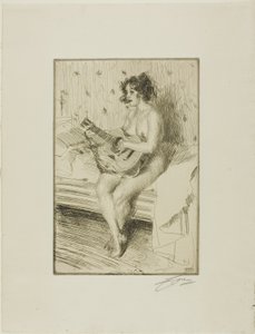 Il Suonatore di Chitarra da Anders Leonard Zorn