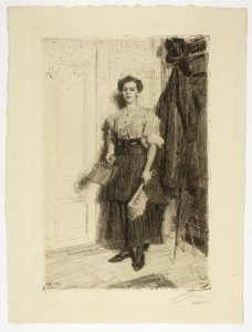 La nuova cameriera da Anders Leonard Zorn