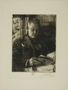 Compagno di viaggio (Sig. Ch. Deering) da Anders Leonard Zorn