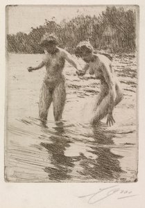 Due bagnanti da Anders Leonard Zorn