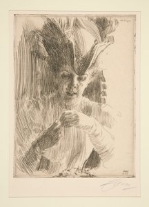 Une Bague (Mme. Wentzel Hagelslam) da Anders Leonard Zorn