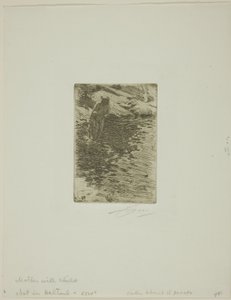 Con il suo bambino da Anders Leonard Zorn