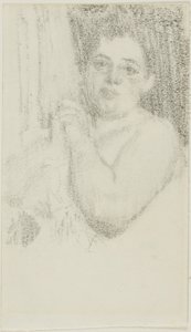 Donna con le mani strette da Anders Zorn