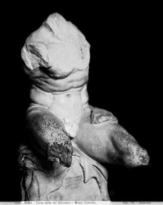 Il Torso del Belvedere di Apollonios di Nestor, c.1890 da Anderson Anderson
