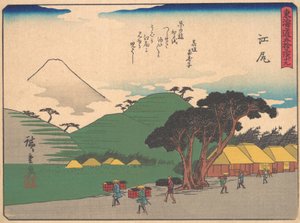 Ejiri, dalla serie Le cinquantatré stazioni della strada Tokaido, inizio XX secolo