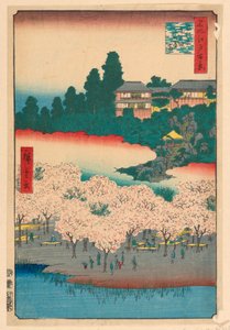 Padiglione dei fiori, collina Dango, Sendagi, dalla serie Cento famose vedute di Edo