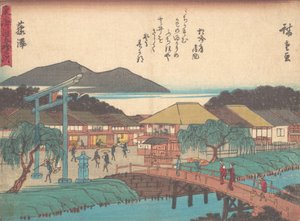 Fujisawa, ca. 1838 da Ando Hiroshige