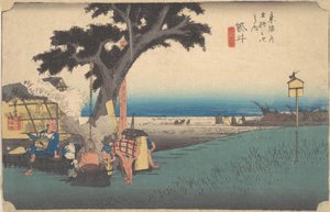 Fukuroi, De Chaya, ca. 1834 da Ando Hiroshige