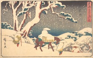 Gyosho Tokaido: Ishikushi, ca. 1842 da Ando Hiroshige
