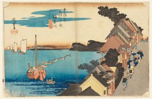 Veduta dalla Collina, in Le Cinquantatré Stazioni della Strada Tokaido (Kanagawa, Dai-no-kei Tokaido Gojusan Tsugi-no Uchi)