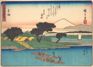 Hiratsuka, dalla serie Le cinquantatré stazioni della strada Tokaido, inizio XX secolo da Ando Hiroshige
