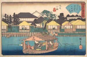 Honjo Komme Ogura-an, ca. 1840 da Ando Hiroshige