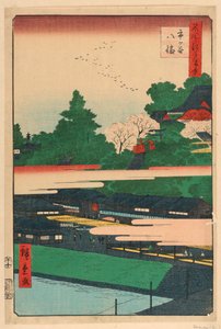 Ichigaya Hachiman dalla serie 100 vedute di Edo da Ando Hiroshige