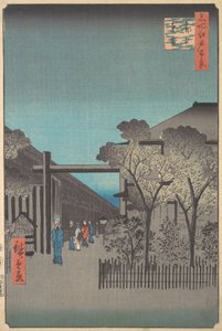 Kakuchu Shinonome, 4° mese, anno del Serpente 1857 da Ando Hiroshige