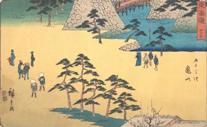 Kameyama, ca. 1840 da Ando Hiroshige
