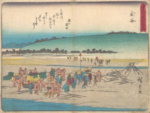 Kanaya, ca. 1838 da Ando Hiroshige