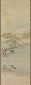 Lago Suwa, XIX secolo da Ando Hiroshige