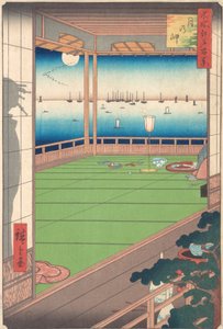 Punto di osservazione della luna, 1857 da Ando Hiroshige