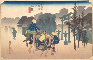 Nebbia mattutina, XIX secolo da Ando Hiroshige