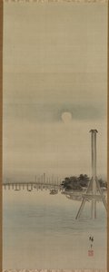 Scena notturna sul fiume Sumida, 1800
