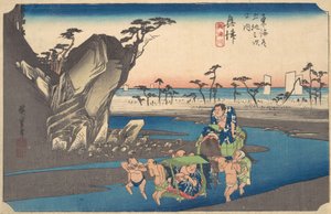 Okitsu, Okitsugawa da Ando Hiroshige