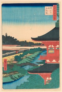 Pagoda del Tempio Zojoji, Akabane dalla Serie Cento Vedute di Edo da Ando Hiroshige