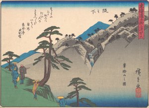 Sakanoshita, dalla serie Le cinquantatré stazioni della strada Tokaido da Ando Hiroshige