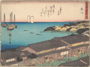Stazione di Shinagawa, ca. 1838