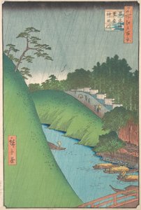Ponte Shohei, Tempio Seido e Fiume Kanda da Ando Hiroshige