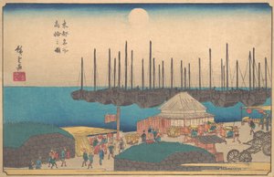 Takanawa no Zu, ca. 1841 da Ando Hiroshige