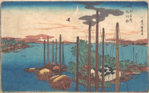 Tsukudajima Hatsu Hototogisu da Ando Hiroshige