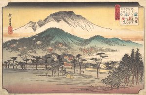 Campane del Vespro al Tempio di Mii, XIX secolo da Ando Hiroshige