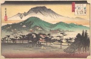 Campane della sera al Tempio di Mii, ca. 1832 da Ando Hiroshige
